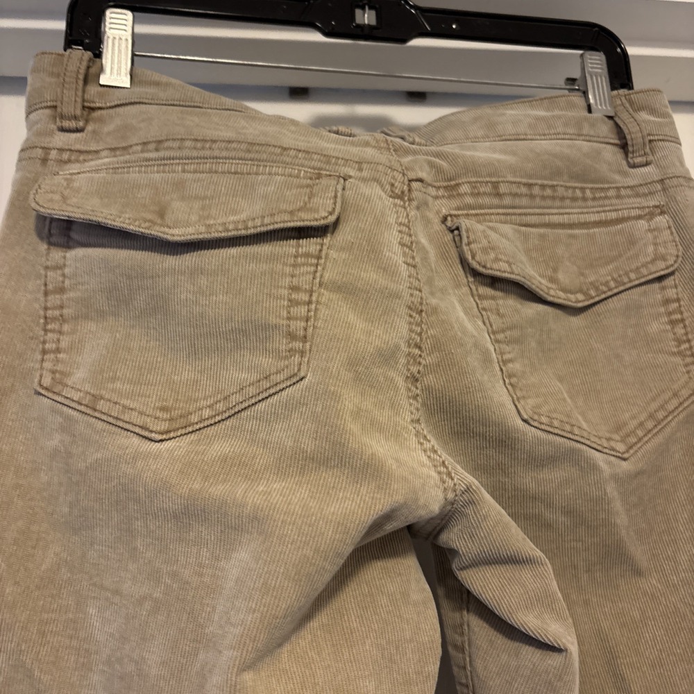 Vintage Gap Pants Women's 6R Tan Low Rise Bootcut Stretch Corduroy Y2K 2004 - Picture 7 of 10